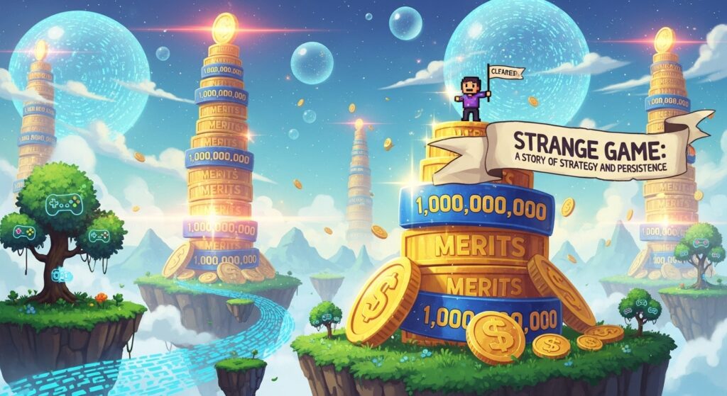 strange game: i cleared the game with billions of merits