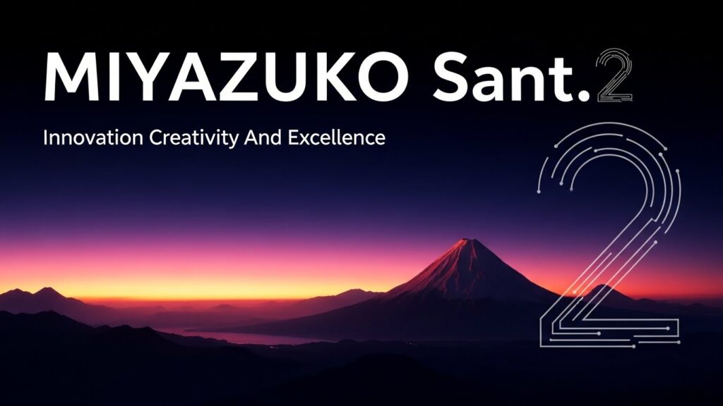 Miiyazuko Sant.2: Innovation Creativity And Excellence