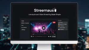 Streemaus: Live Audio and Video Streaming Made Simple