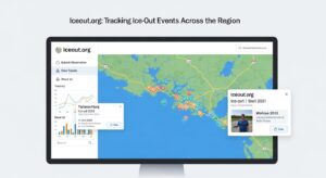 Iceout.org Map: Exploring a Digital Platform for Community Insight and Environmental Awareness